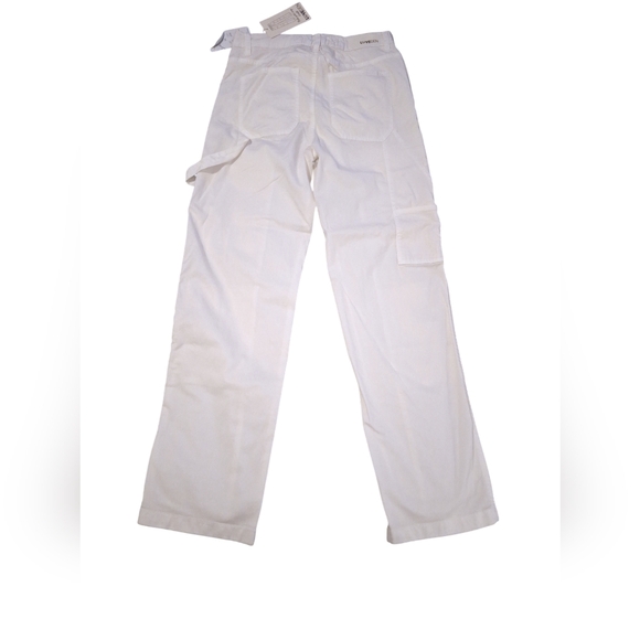 LoveGEN straight leg cargo pants off white NWT size 11 - Picture 9 of 16